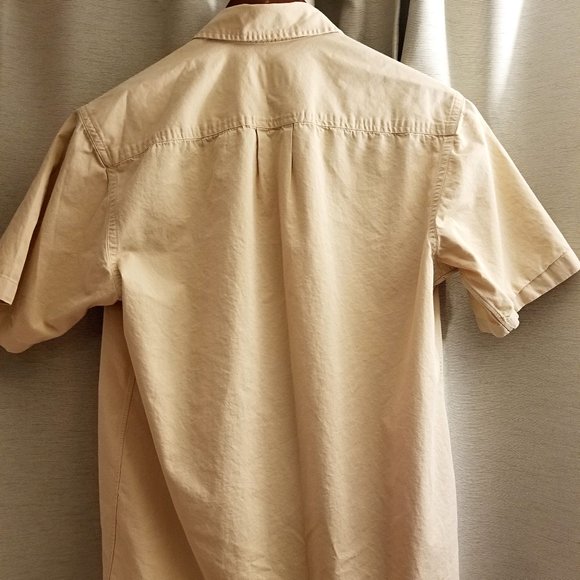 Supreme Tan Short Sleeve Work Shirt - Picture 2 of 3